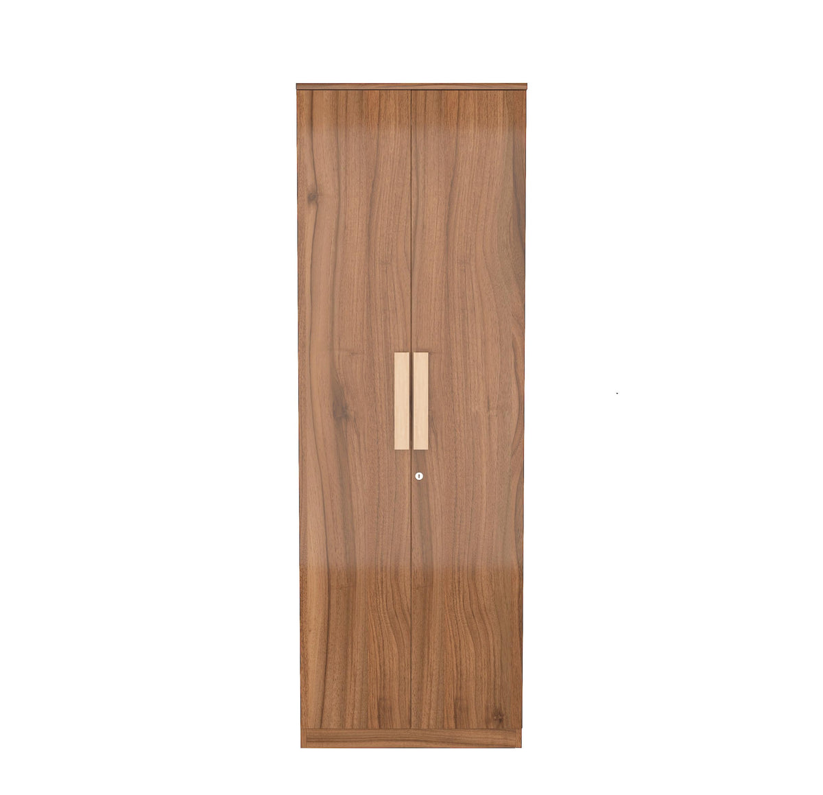 Furniva Nexa 2 Door Wooden Wardrobe, Lyon Walnut – view 4