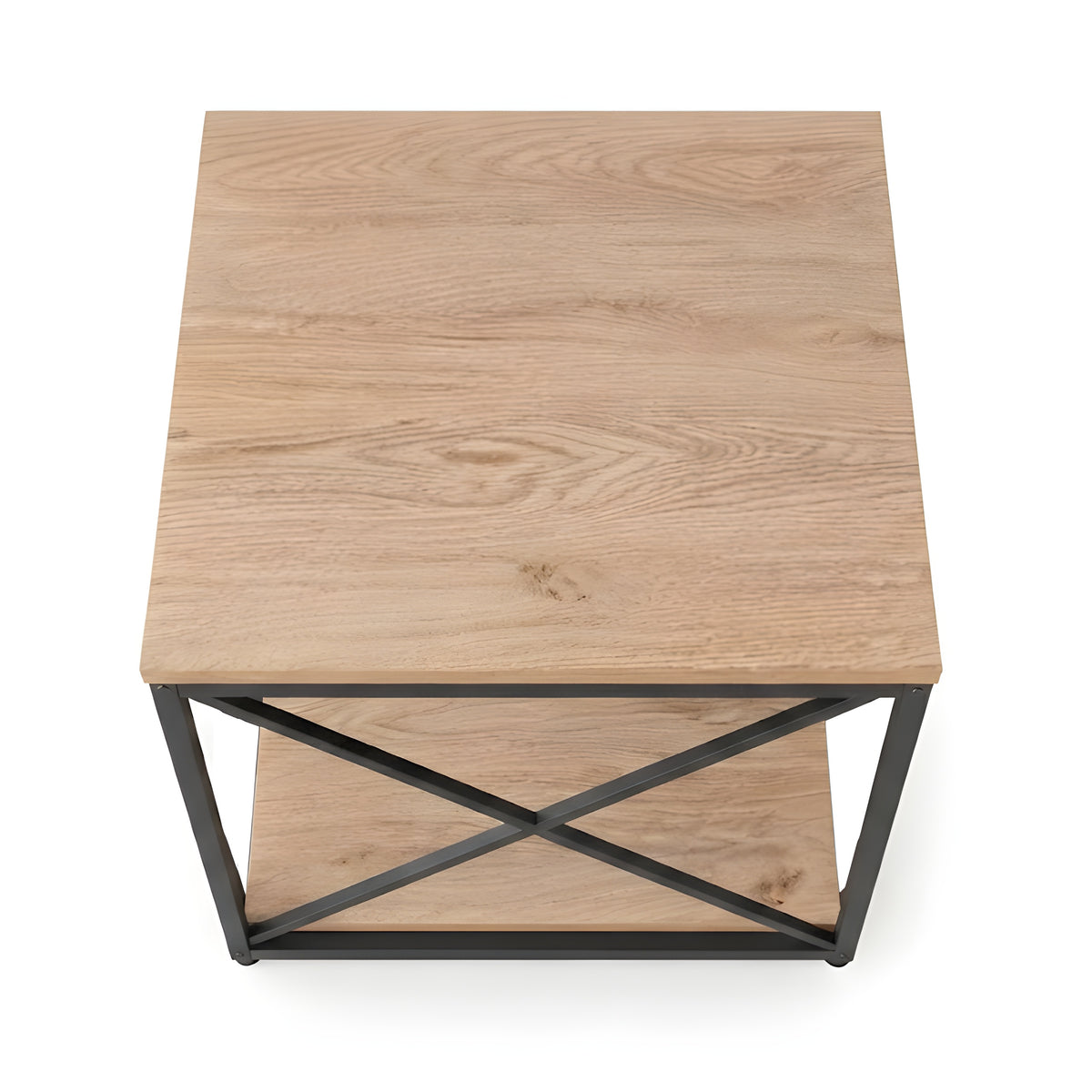 Furniva Penny Cube Bedside Table, Sandalwood – view 6