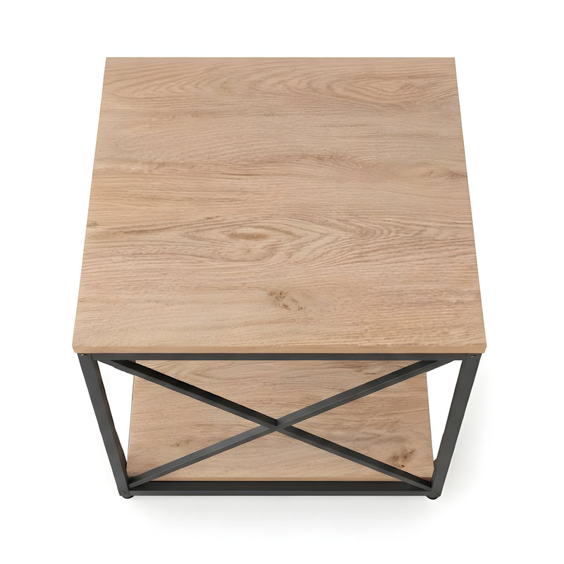 Furniva Penny Cube Bedside Table, Sandalwood – view 6