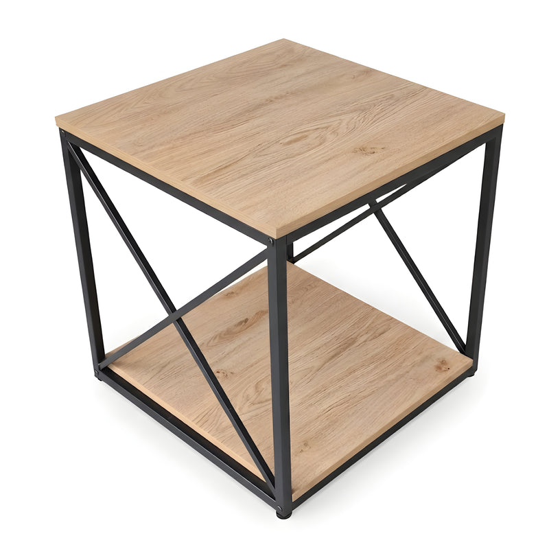 Furniva Penny Cube Bedside Table, Sandalwood – view 7