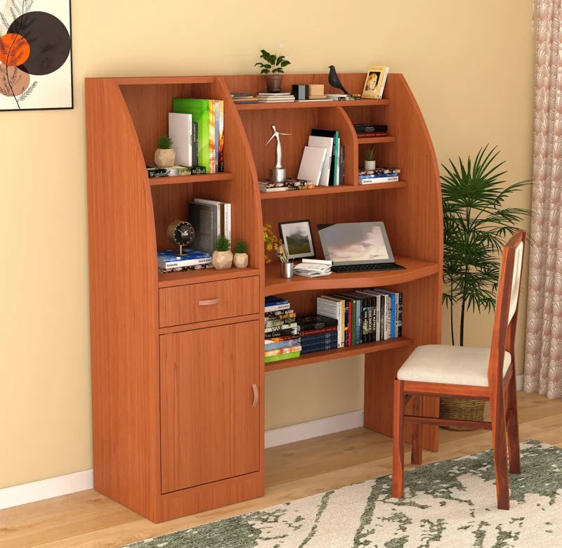 Furniva Oasis Study Desk - Natural Brown - front view