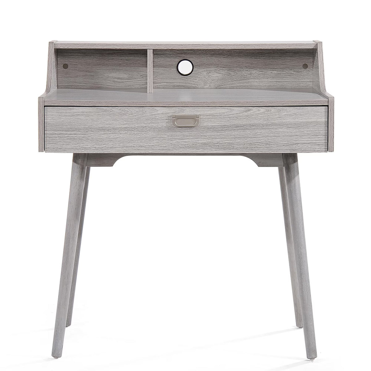 Aero Study Desk with Hutch and Drawer, view 2