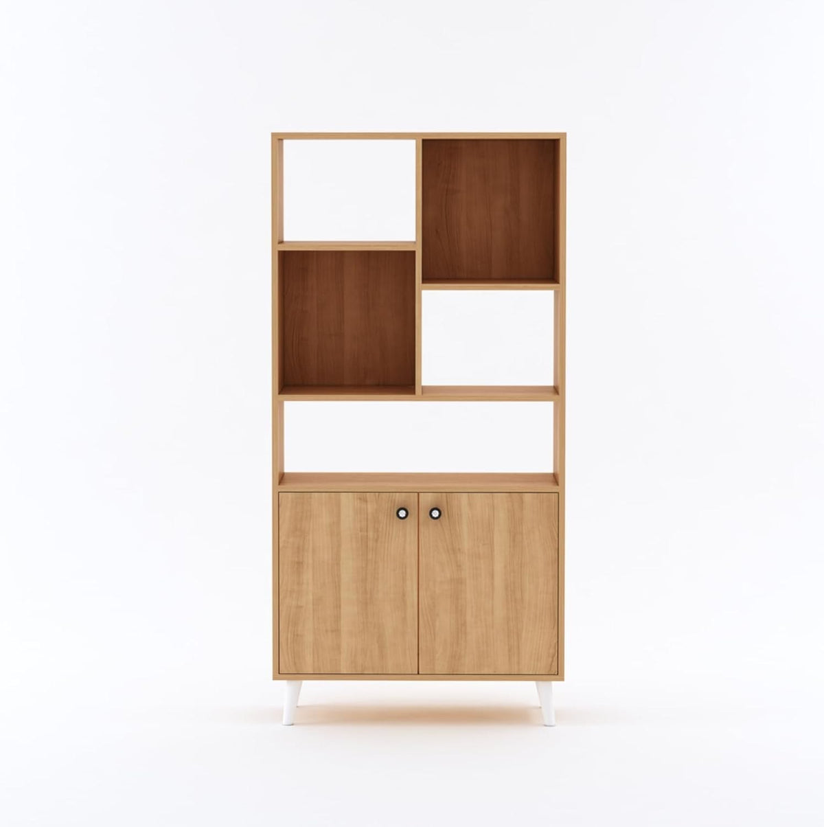 Aura Display Decor Cabinet & Open Bookshelf, view 3