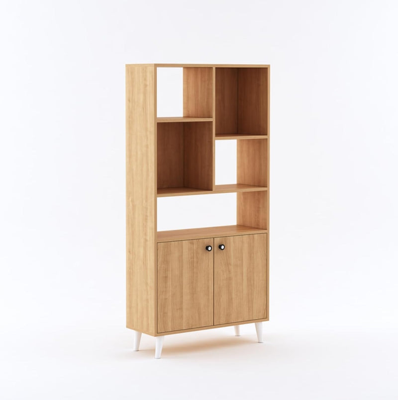 Aura Display Decor Cabinet & Open Bookshelf, view 4