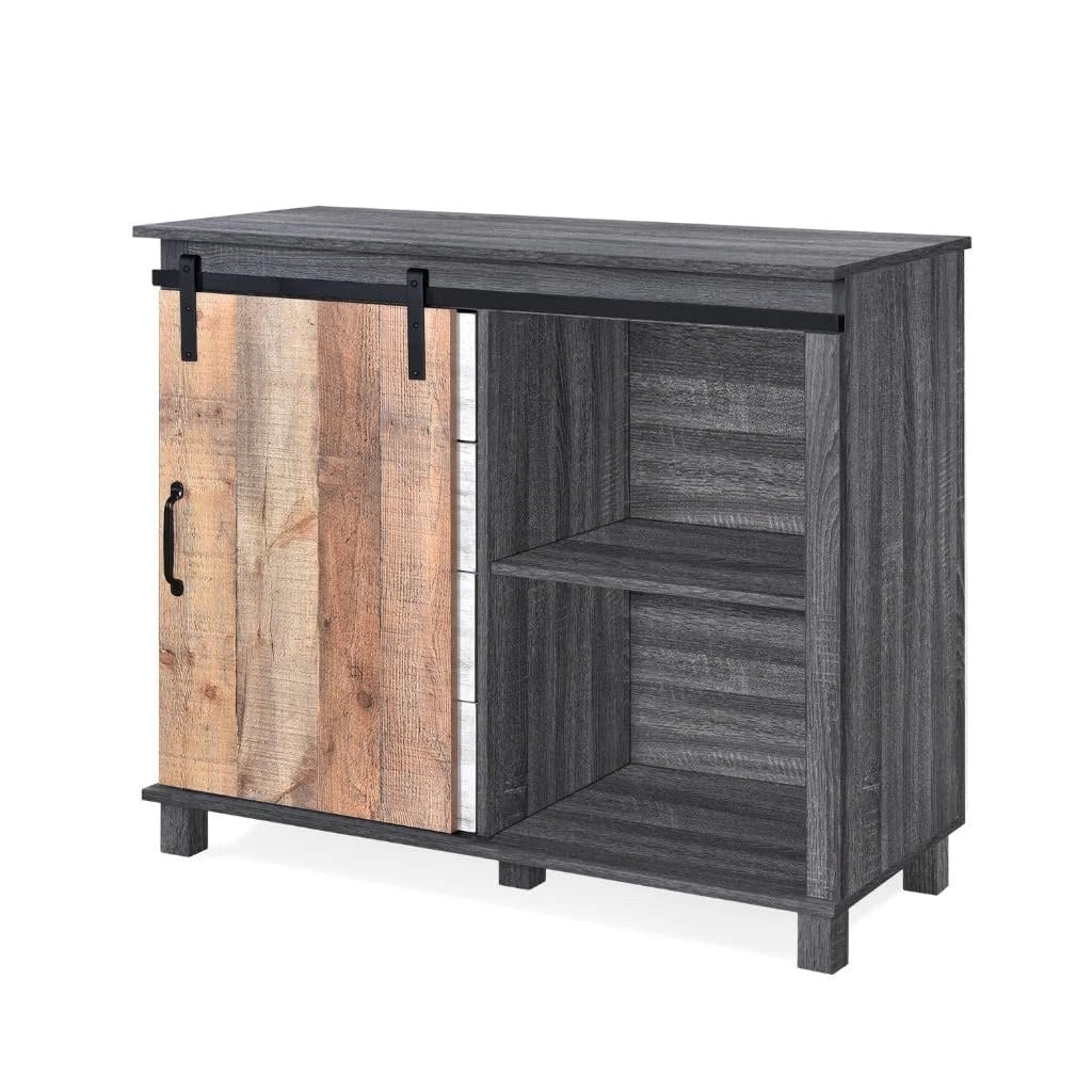 Avenbury 4 Drawer Barn Door Sideboard, view 5
