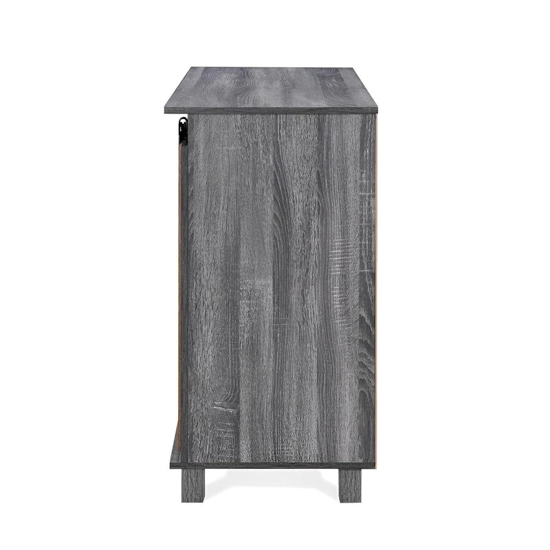 Avenbury 4 Drawer Barn Door Sideboard, view 7