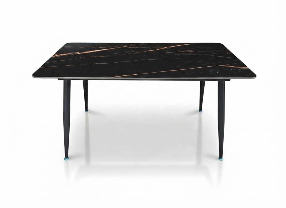 Italiana 140 x 80 cm Sintered Stone Dining Table - Galaxy Black – photo 7