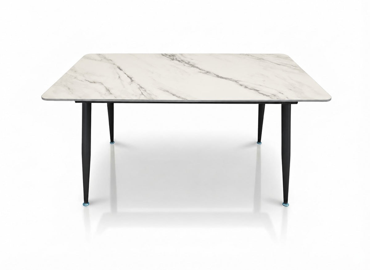 Italiana 120 x 80 cm Sintered Stone Dining Table - Helios White – photo 7