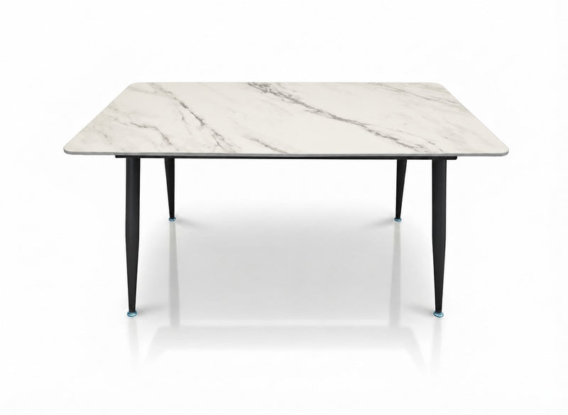 Italiana 120 x 80 cm Sintered Stone Dining Table - Helios White – photo 7