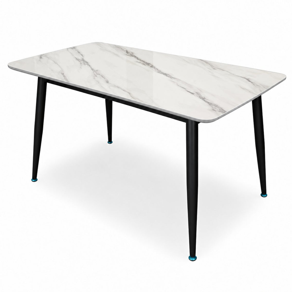 Italiana 140 x 80 cm Sintered Stone Dining Table - Helios White – photo 6