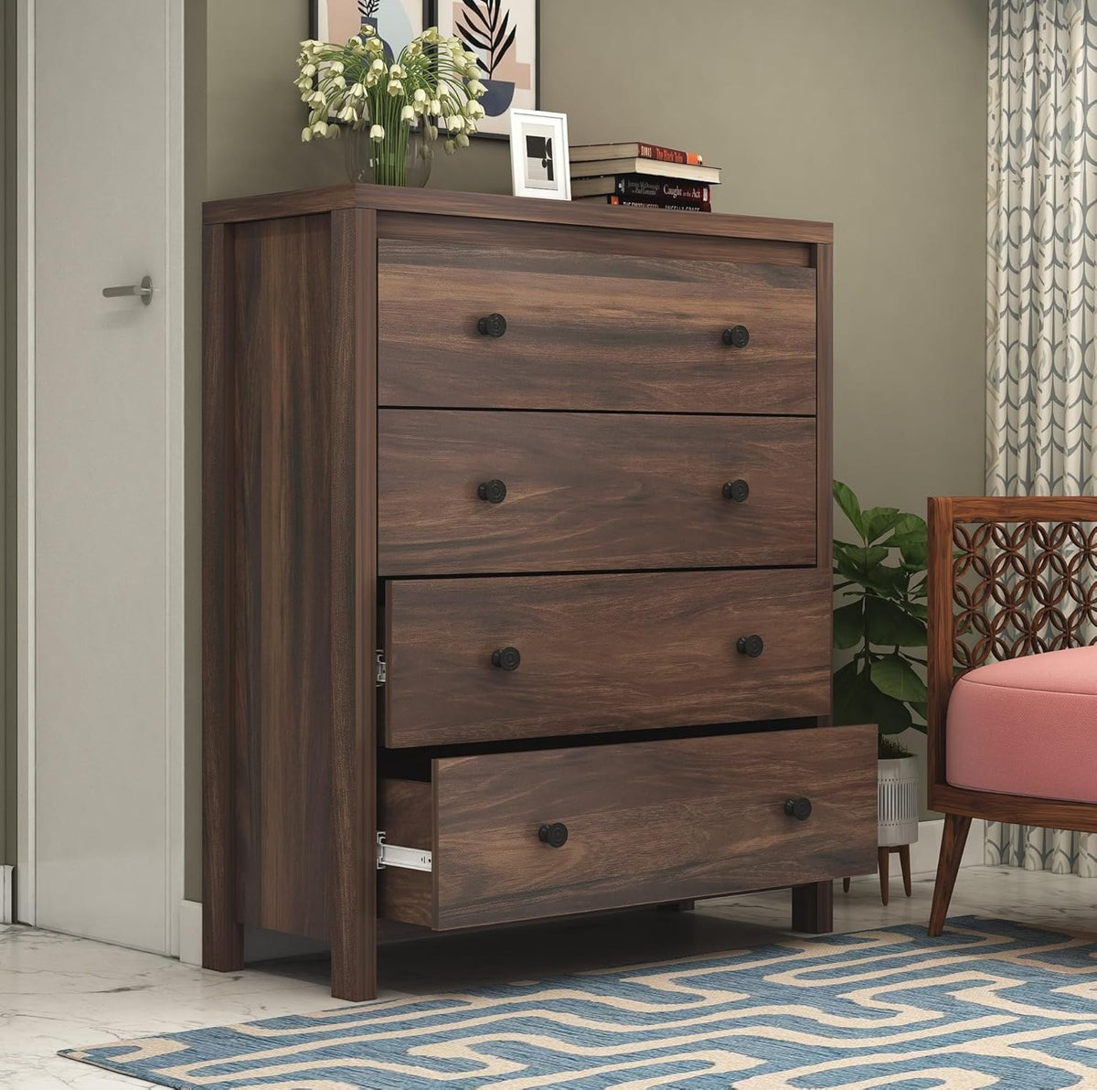 Iris 4 Drawers Chest of Drawers, view 4