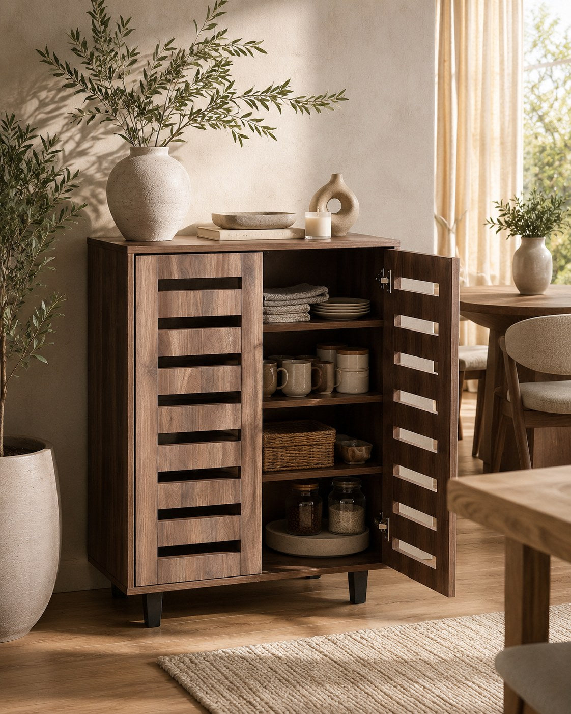 Metro 2 Door Shoe Cabinet, view 8
