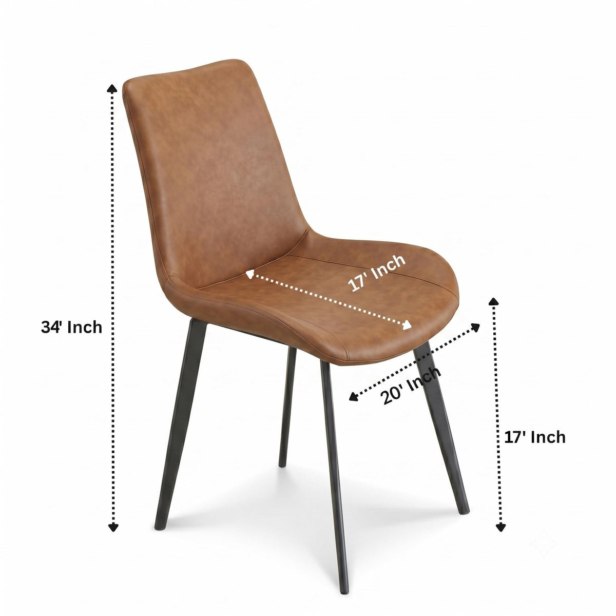 Milano Upholstered Dining Chair, view 2