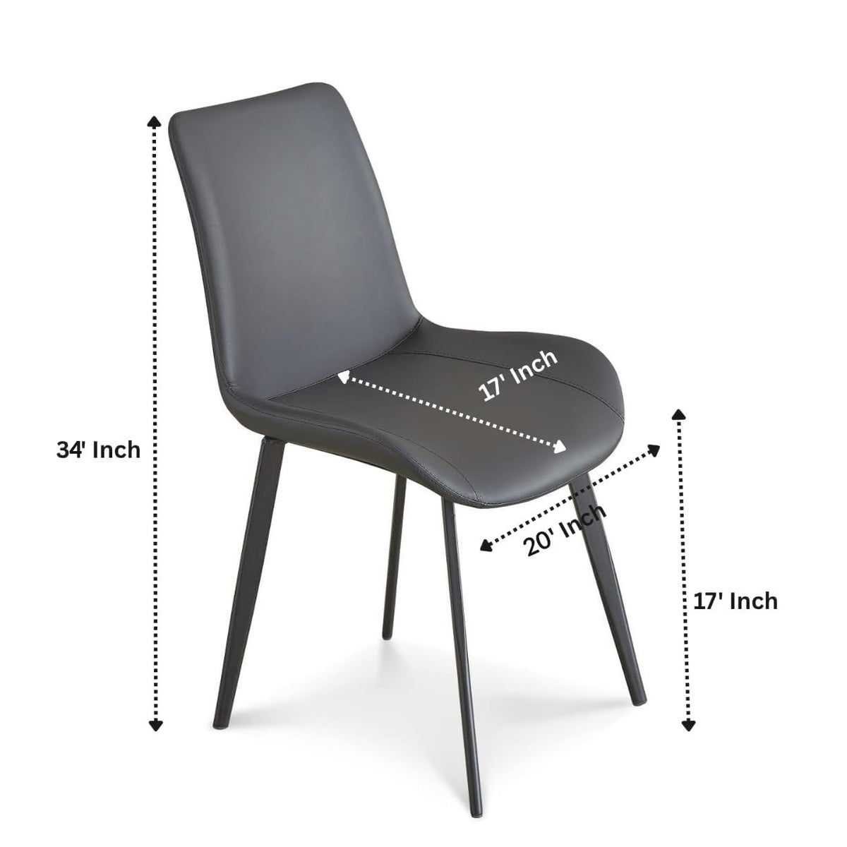 Milano Upholstered Dining Chair, view 2
