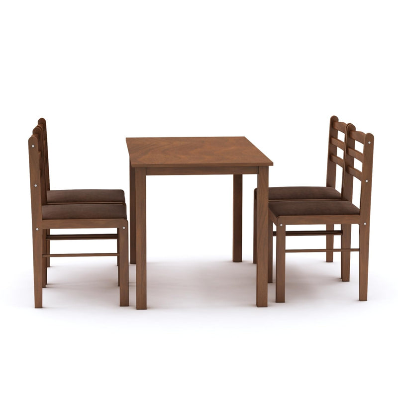 Muar 4 Seater Solid Wood Dining Set, view 5