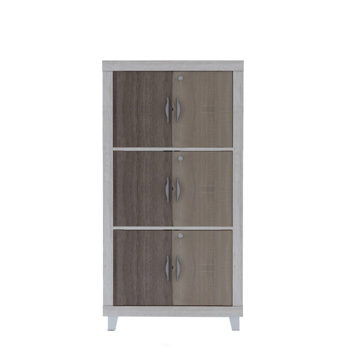 Nova 3 Shelf Bookcase, view 3