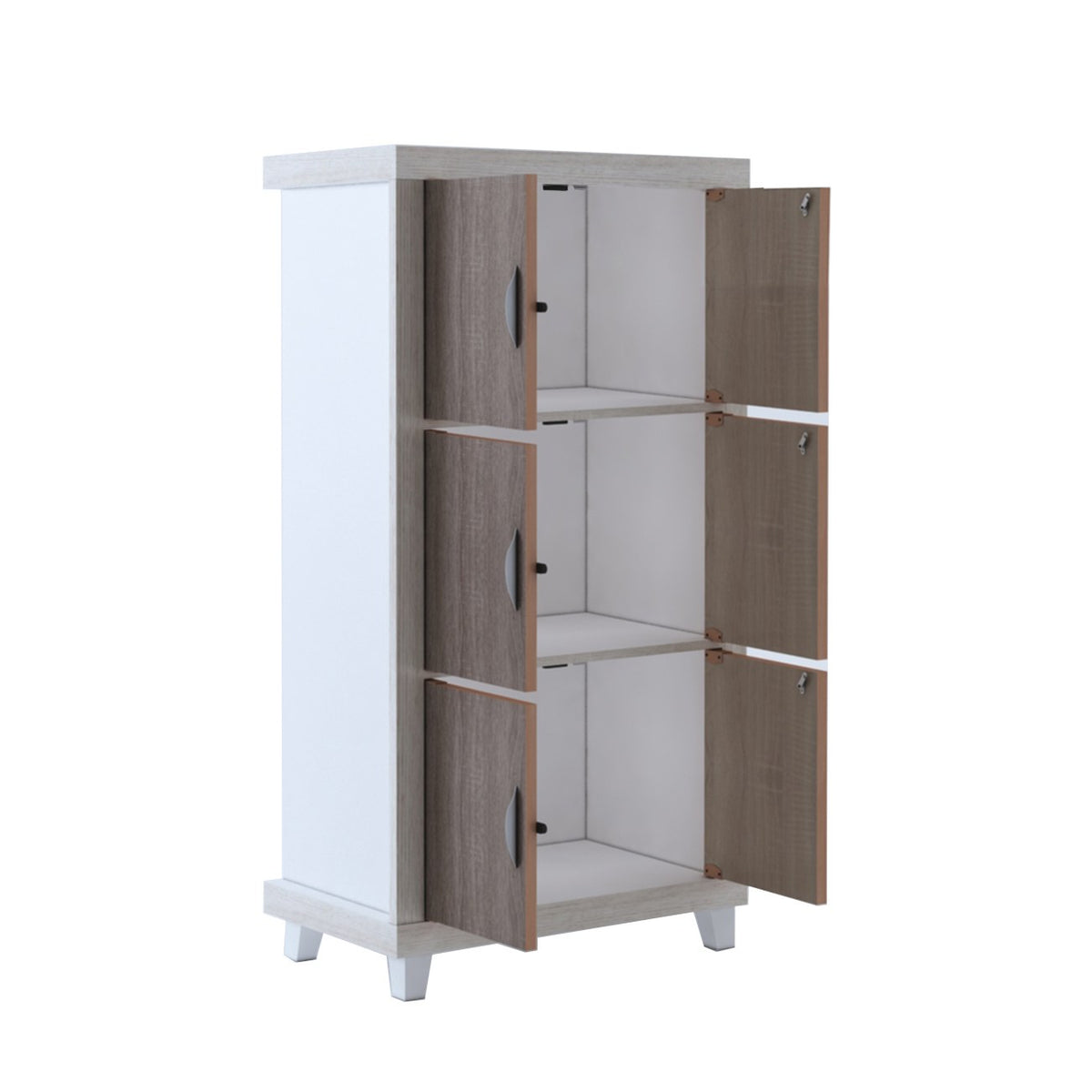 Nova 3 Shelf Bookcase, view 7