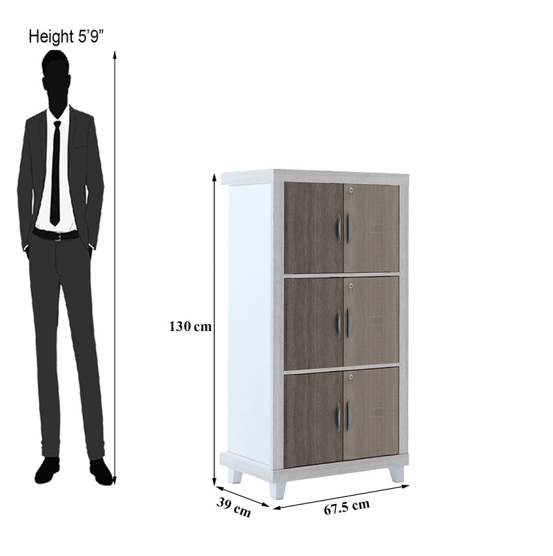 Nova 3 Shelf Bookcase, view 8