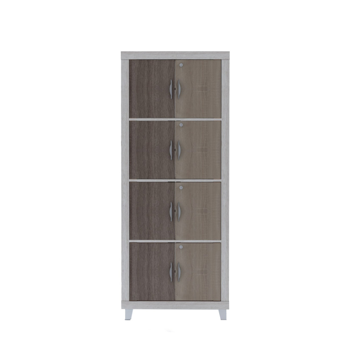 Nova 4 Shelf Bookcase with Shelf Locking System, view 2