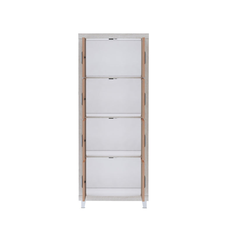 Nova 4 Shelf Bookcase with Shelf Locking System, view 5