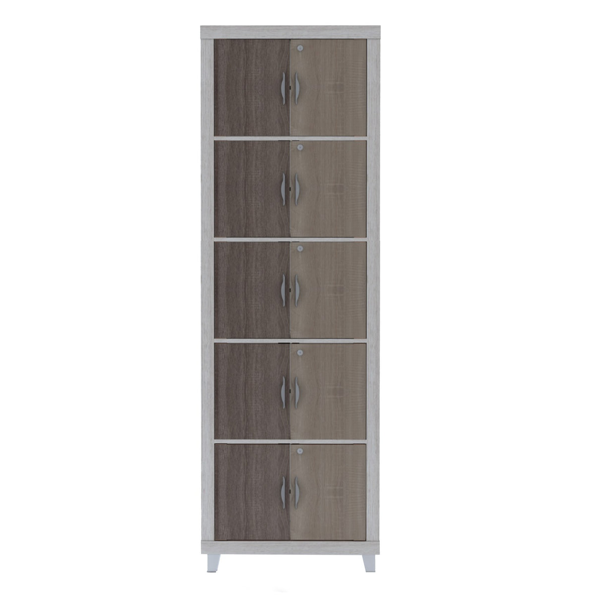 Nova 5 Shelf Bookcase with Shelf Locking System, view 2