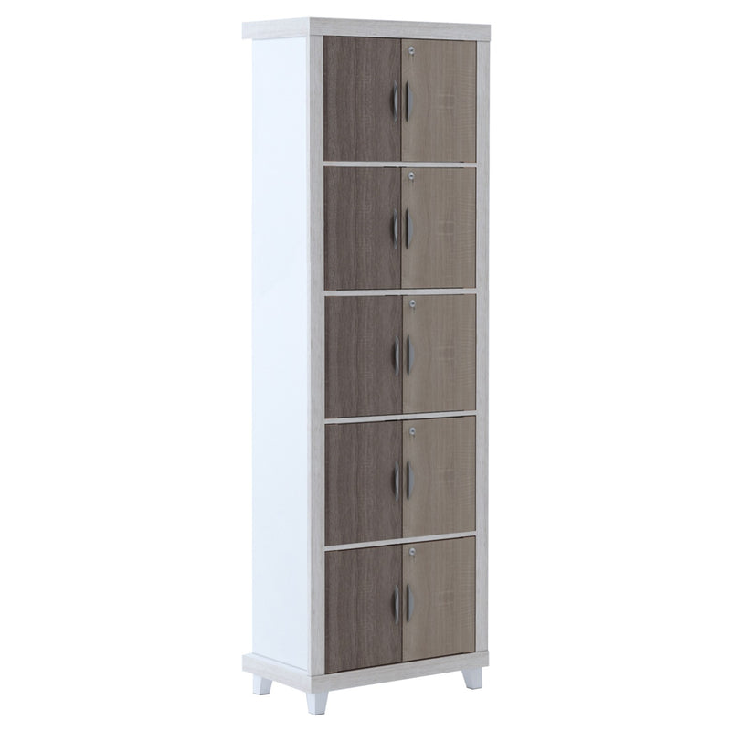 Nova 5 Shelf Bookcase with Shelf Locking System, view 3