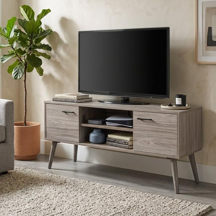 Riva TV Cabinet and Entertainment Unit - Ash Grey
