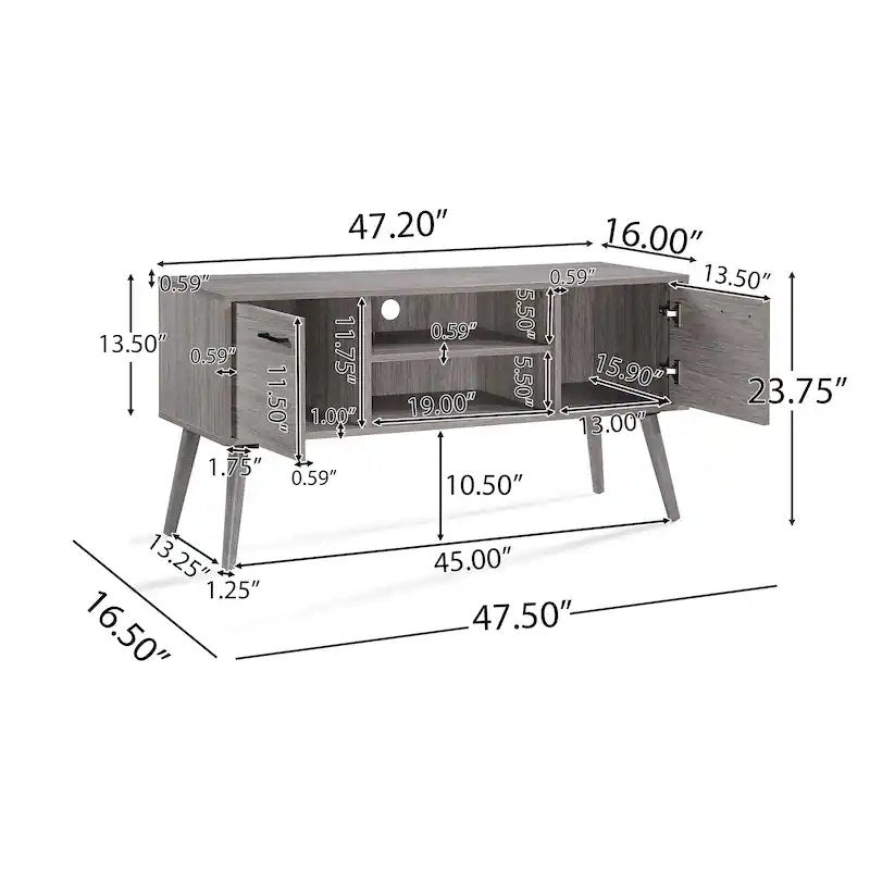 Riva TV Cabinet and Entertainment Unit, view 3