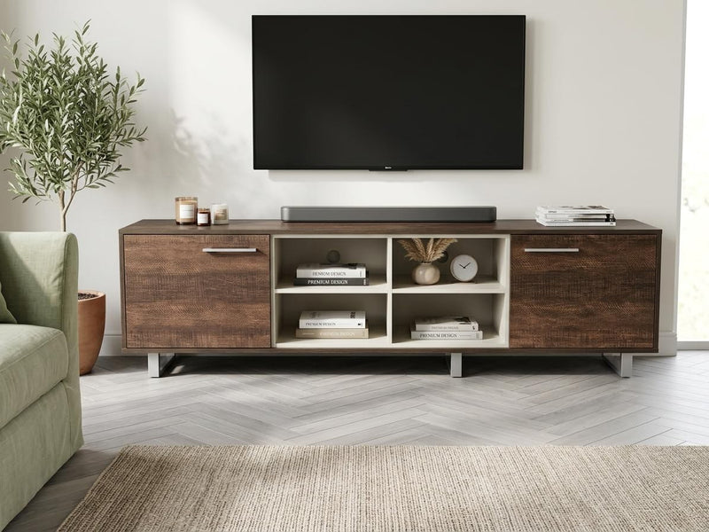 Ritz TV Cabinet and Entertainment Unit - Columbia Walnut