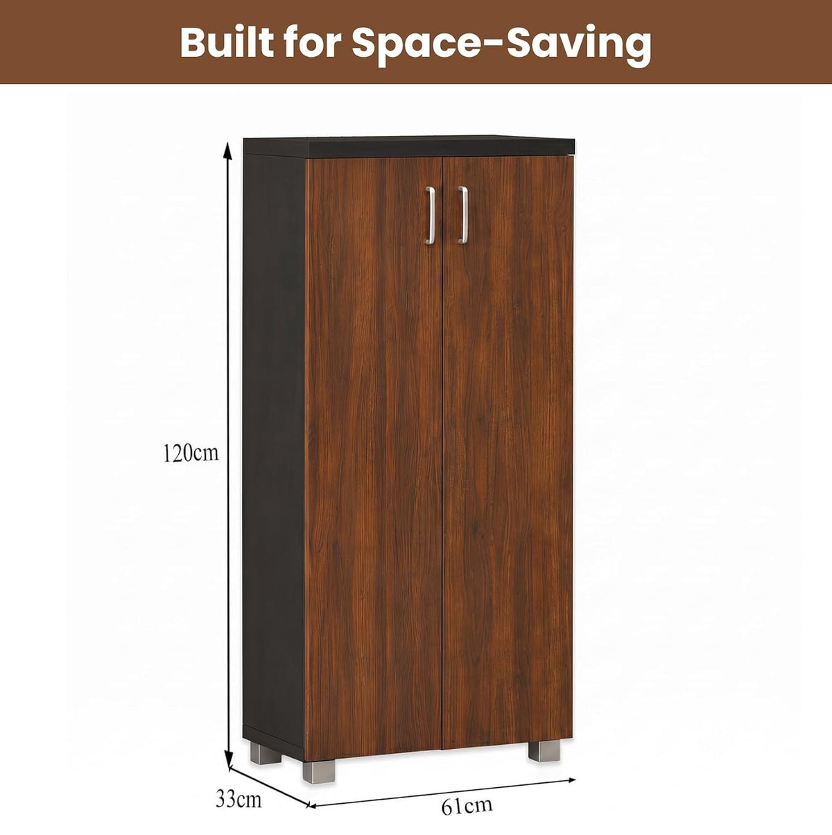 Spice 2 Door Kitchen Cabinet, view 2