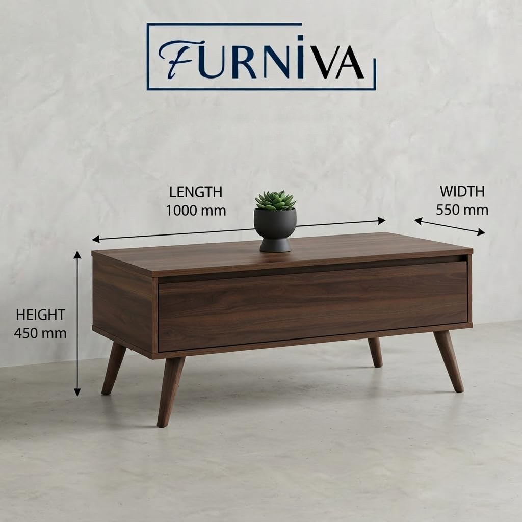 Tatami Coffee Table with Storage Drawer, view 2