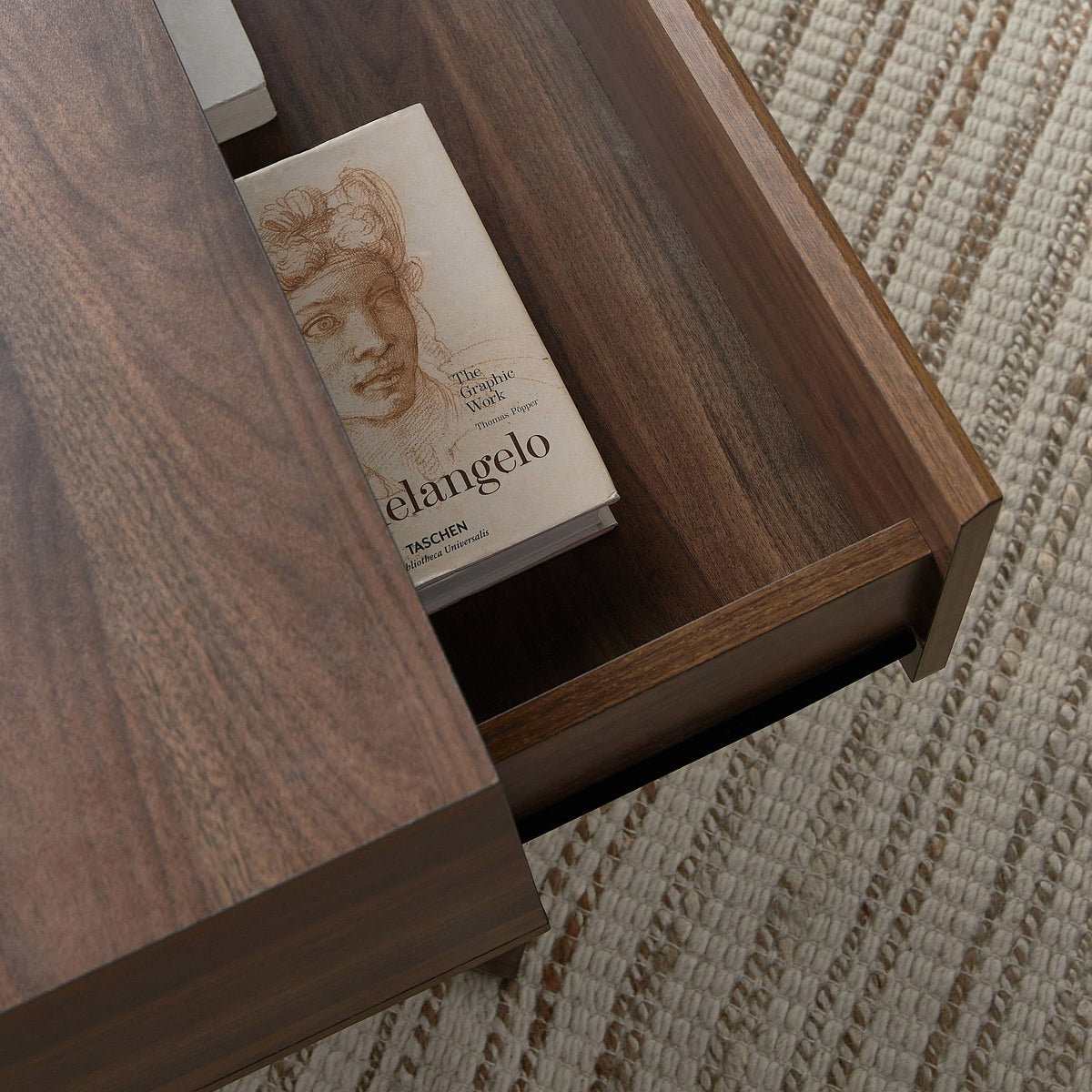 Tatami Coffee Table with Storage Drawer, view 4