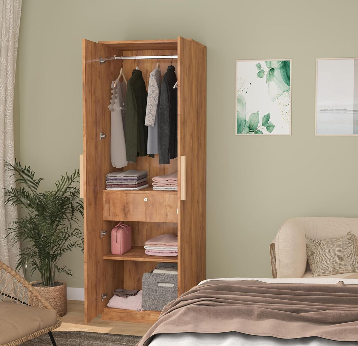 Vault Hidden Drawer Wardrobe - Giant Wood