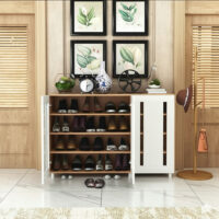 Three Door Shoe Rack